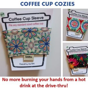 COFFE TEA CUP COZIES MUG COZY - keep hands protected from hot or cold drinks at drive-thru