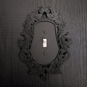 Victorian Frame Switch Plate Cover • Gothic Home Hardware • 3D Print #1