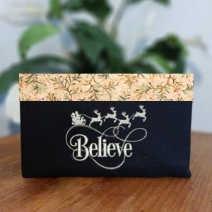 ❄️CHRISTMAS BELIEVE - Festive Sturdy Foldable Washable Fabric Basket Storage Box