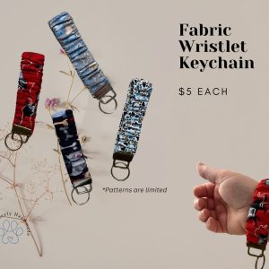 Fabric Wrist-let Keychain