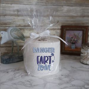 DANGER FART ZONE - Funny Toilet Paper Cover Bathroom Decor Funny GifT
