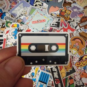 1980's Nostalgia SURPRISE Pack of 20 Laminated Stickers (Please READ description)