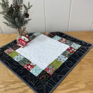 Simply Elegant Quilted Table Topper