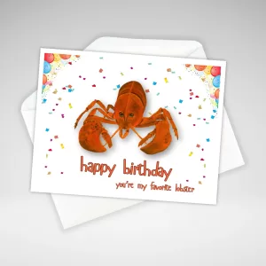 Lobster Birthday Card