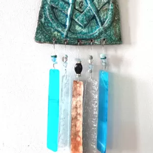 Square & Compass Ceramic and Glass Wind Chime