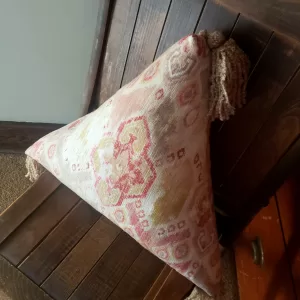 Linen Triangle Throw Pillow