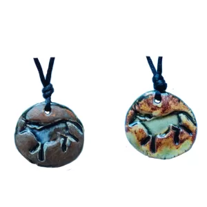 Lascaux Horse Ceramic Necklace