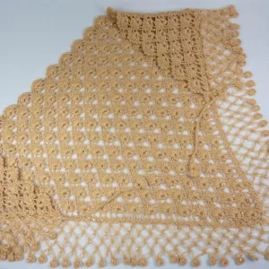 Crochet openwork shawl B-1