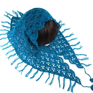 Handmade shawl. Openwork, crochet shawl. BL-6